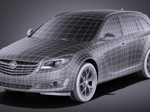 Opel Insignia Sports Tourer 2015 vray Model 3D
