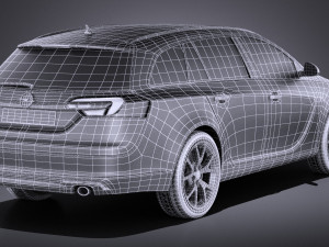 Opel Insignia Sports Tourer 2015 vray Model 3D