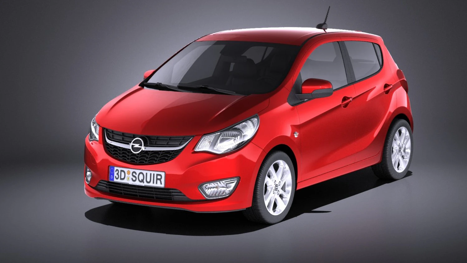 Opel Karl 2017 vray 3D Model .c4d .max .obj .3ds .fbx .stl .blend 