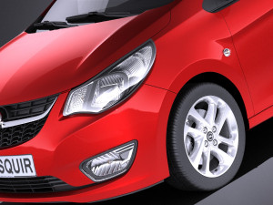 Opel Karl 2017 vray Modelo 3D