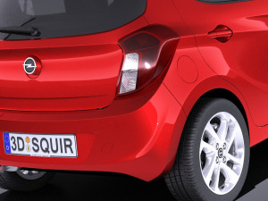 Opel Karl 2017 vray Modelo 3D