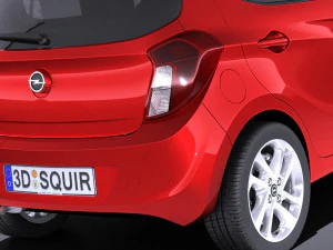 Opel Karl 2017 vray 3D Model