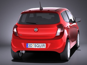Opel Karl 2017 vray Modelo 3D