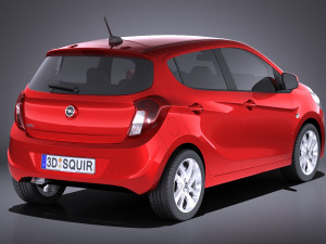 Opel Karl 2017 vray Modelo 3D