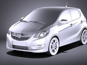 Opel Karl 2017 vray Modelo 3D
