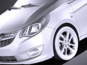 Opel Karl 2017 vray Modelo 3D