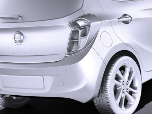 Opel Karl 2017 vray Modelo 3D
