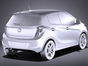 Opel Karl 2017 vray Modelo 3D
