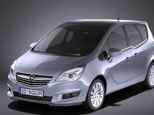 Opel Meriva 2016 vray 3D Modell