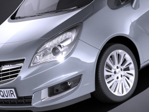 Opel Meriva 2016 vray 3D 模型