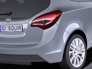 Opel Meriva 2016 vray 3D 模型