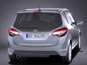 Opel Meriva 2016 vray 3D 模型