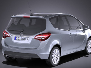 Opel Meriva 2016 vray 3D 模型