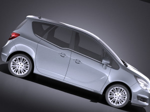 Opel Meriva 2016 vray 3D 模型