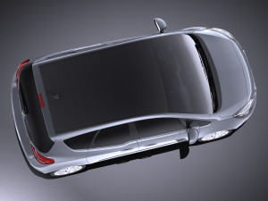 Opel Meriva 2016 vray 3D 模型