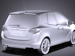 Opel Meriva 2016 vray 3D 模型