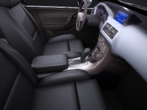 Opel Meriva 2016 vray 3D 模型