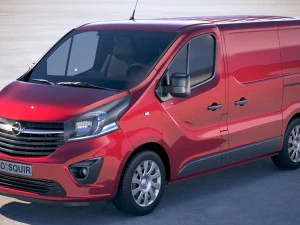 Opel Vivaro Cargo 2015-2018 3D Model