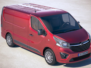 Opel Vivaro Cargo 2015-2018 3D 모델
