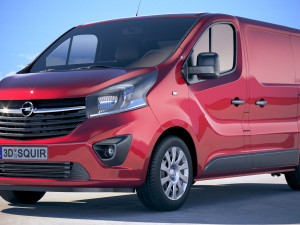 Opel Vivaro Cargo 2015-2018 3D 모델
