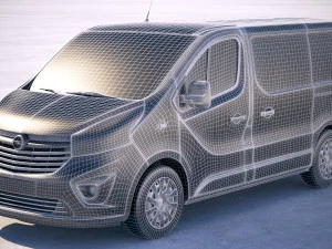 Opel Vivaro Cargo 2015-2018 3D Model
