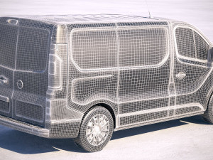 Opel Vivaro Cargo 2015-2018 3D 모델