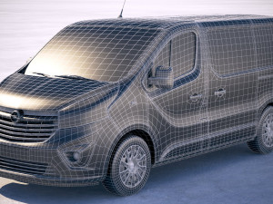 Opel Vivaro Cargo 2015-2018 3D 모델
