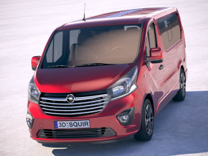 Opel Vivaro Pass 4-door 2015-2018 3D Model
