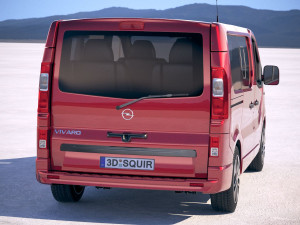 Opel Vivaro Pass 4-door 2015-2018 3D Model