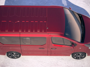 Opel Vivaro Pass 4-door 2015-2018 3D Model
