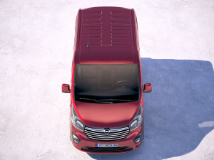 Opel Vivaro Pass 4-door 2015-2018 3D Model