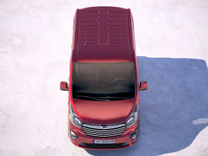 Opel Vivaro Pass 4-door 2015-2018 3D Model