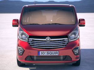 Opel Vivaro Pass 4-door 2015-2018 3D Model