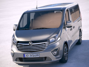 Opel Vivaro Passenger 2015-2018 3Dモデル