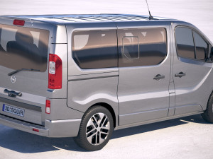 Opel Vivaro Passenger 2015-2018 3Dモデル