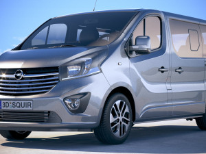 Opel Vivaro Passenger 2015-2018 3Dモデル