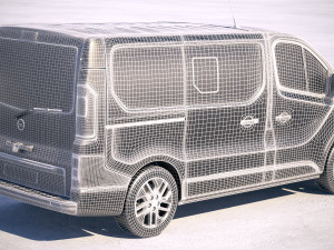 Opel Vivaro Passenger 2015-2018 3Dモデル