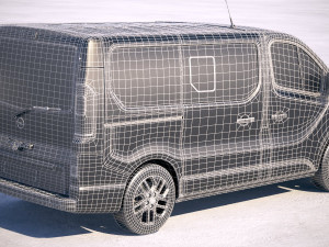 Opel Vivaro Passenger 2015-2018 3Dモデル