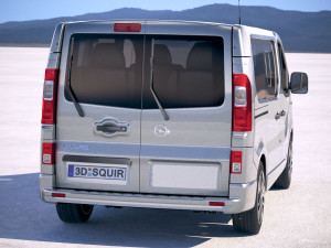 Opel Vivaro Passenger 6-door 2015-2018 Model 3D