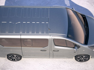 Opel Vivaro Passenger 6-door 2015-2018 Model 3D
