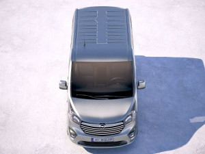 Opel Vivaro Passenger 6-door 2015-2018 Model 3D