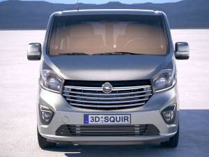 Opel Vivaro Passenger 6-door 2015-2018 Model 3D