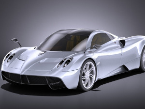 pagani huayra 2016 vray 3D Model