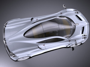 Pagani Huayra 2016 vray Modello 3D