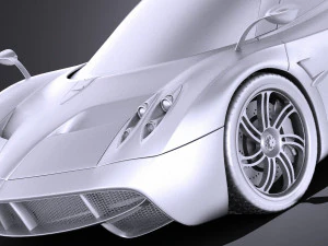 Pagani Huayra 2016 vray 3D Model