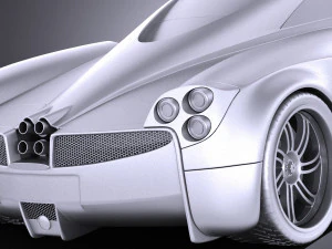 Pagani Huayra 2016 vray 3D Model