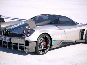 Pagani Huayra BC 2017 3D Model