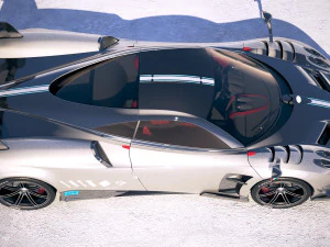 Pagani Huayra BC 2017 3D Model