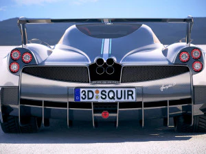 Pagani Huayra BC 2017 3D Model