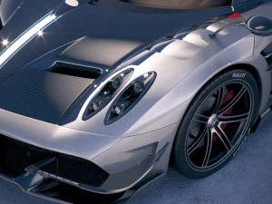 Pagani Huayra BC 2017 3D Model